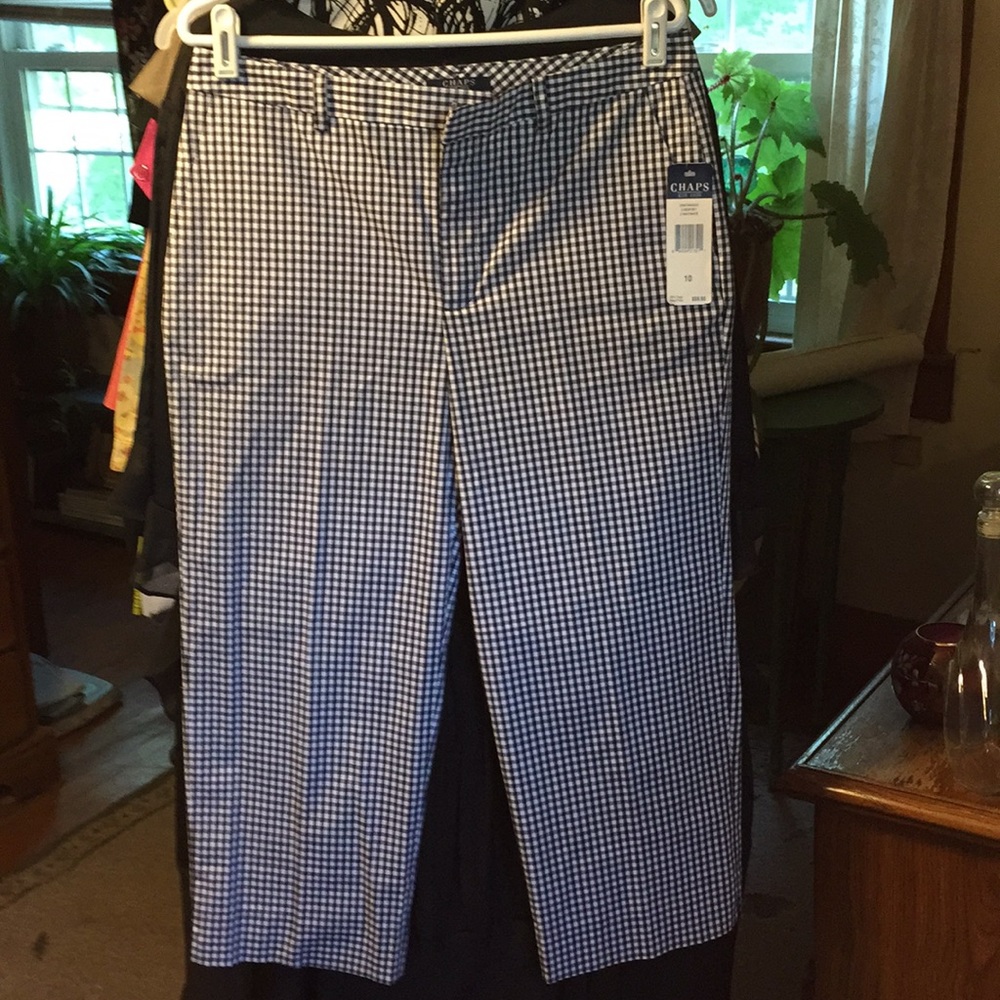 Chaps Crop Pants